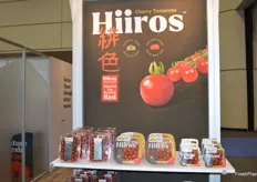 Close up of Nature Fresh Farms' Hiiros display.
